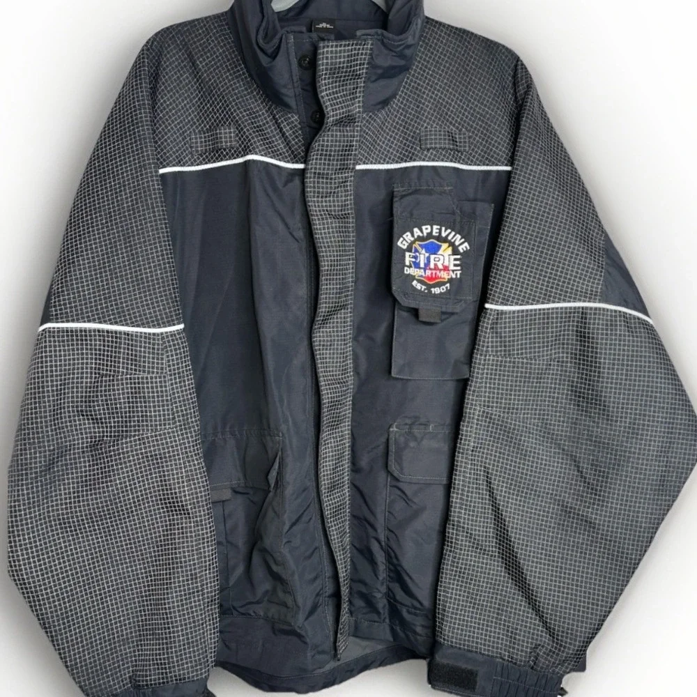 Blauer 9845 Crosstech Emergency Response Jacket Fire Dept Grapevine TX Patch